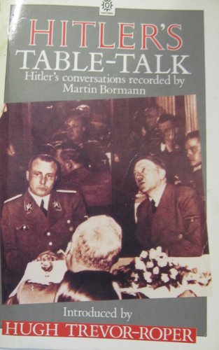 Book Hitler's Table Talk, 1941-1944 (English and German Edition) free