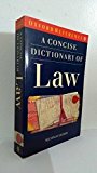 Book A Concise Dictionary of Law (Oxford Paperback Reference) free