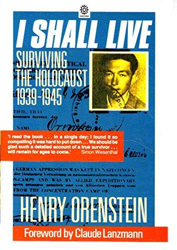 Book I Shall Live Surviving the Holocaust free