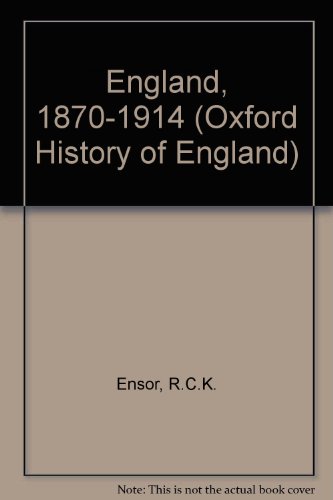 Book England, 1870-1914 (The Oxford History of England) free