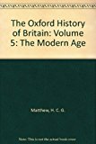 Book The Oxford History of Britain: Volume 5: The Modern Age free