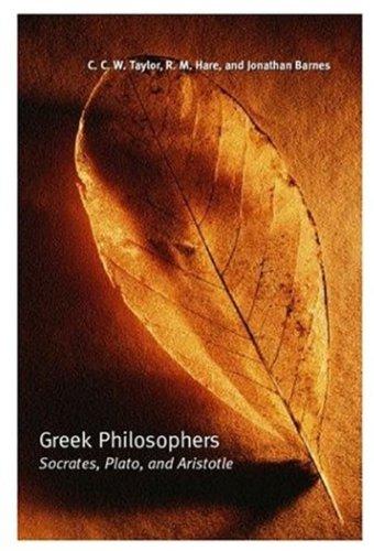 Book Greek Philosophers: Socrates, Plato, Aristotle (Past Masters) free