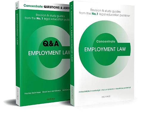 Book Employment Law Revision Concentrate 2 Volume Set: Law Revision and Study Guide free