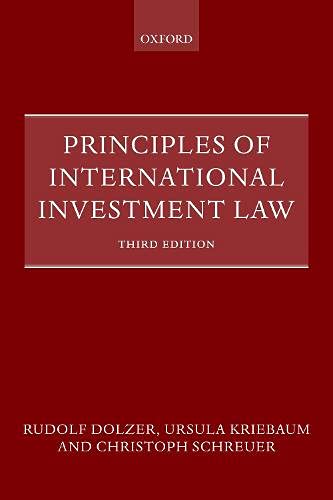 Book Principles of International Investment Law free