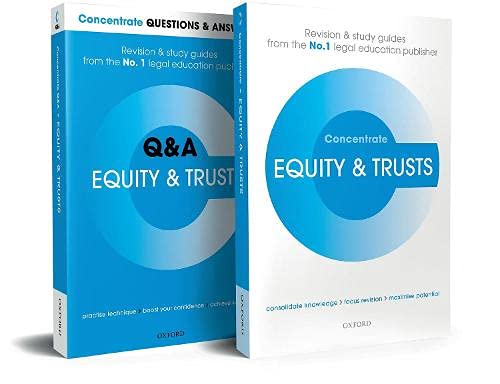 Book Equity and Trusts Revision Concentrate Pack: Law Revision and Study Guide free