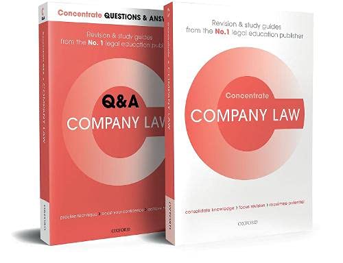 Book Company Law Revision Concentrate 2 Volume Set free