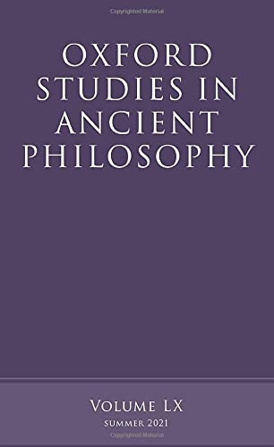 Book Oxford Studies in Ancient Philosophy, Volume 60 free