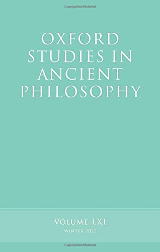 Book Oxford Studies in Ancient Philosophy, Volume 61 (Oxford Studies in Ancient Philosophy, 61) free