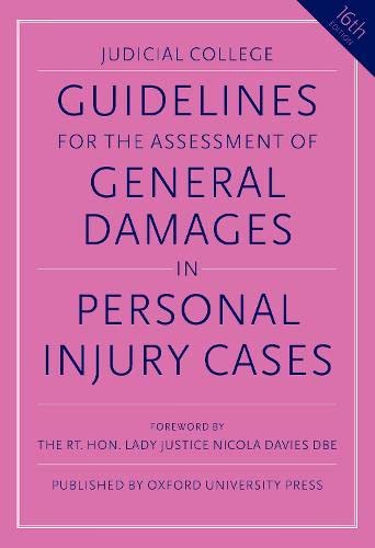 Book Guidelines for the Assessment of General Damages in Personal Injury Cases (Judicial College Guidelines for the Assessment of General Damages in Personal Injury Cases) free