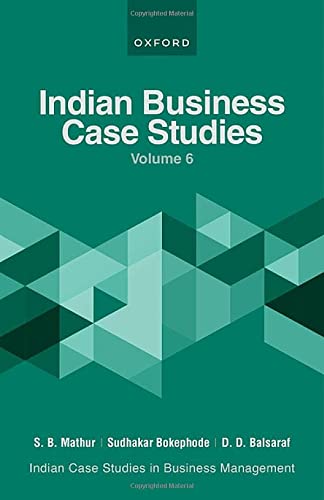 Book Indian Business Case Studies Volume VI free