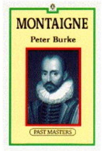 Book Montaigne (Past Masters) free