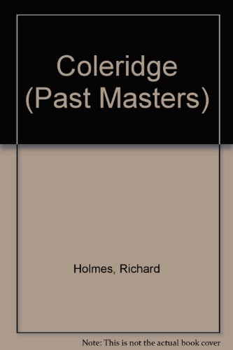 Book Coleridge (Past Masters) free