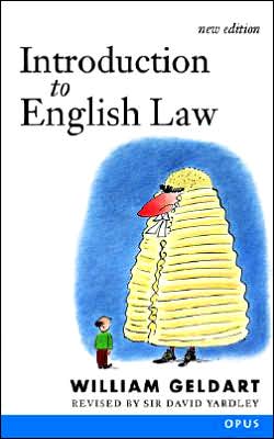 Book Introduction to English Law: (Originally Elements of English Law) (OPUS) free