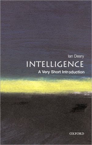Book Intelligence: A Very Short Introduction free