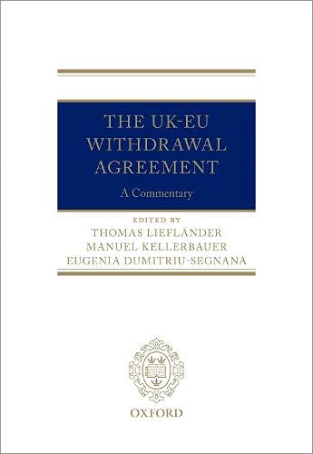 Book The UK-EU Withdrawal Agreement: A Commentary free