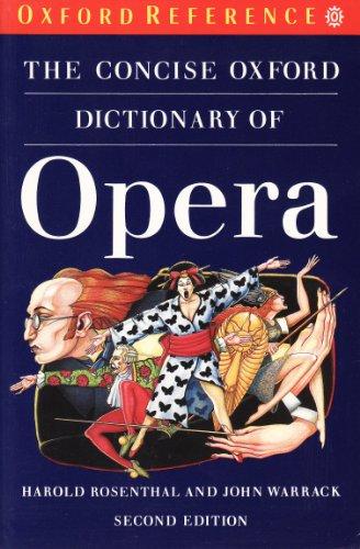 Book Concise Oxford Dictionary of Opera free