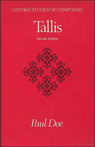 Book Tallis (Oxford Studies of Composers, 4) free