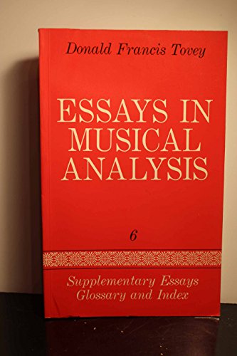 Book Essays in Musical Analysis, Vol. 6: Supplementary Essays, Glossary, and Index free