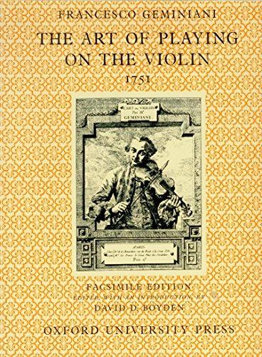 Book The Art of Playing on the Violin 1751 free