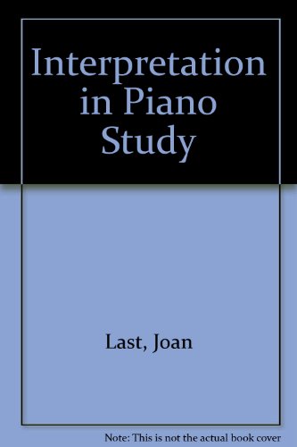 Book Interpretation In Piano Study free
