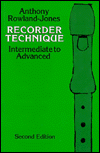 Book Recorder Technique: Intermediate to Advanced free