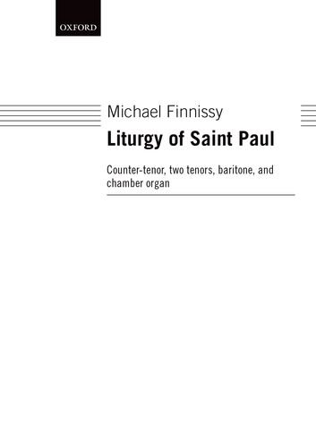 Book Liturgy Of Saint Paul: For Counter-tenor, 2 Tenors, Baritone And Chamber Organ : (1992-95) free
