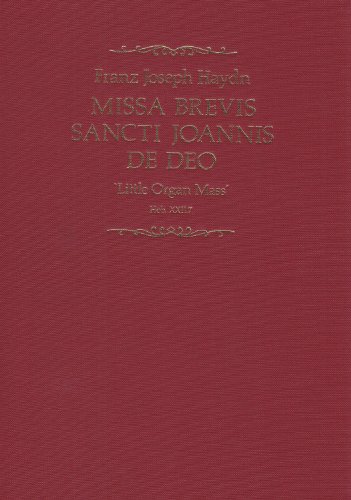 Book Missa Brevis Sancti Joannis De Deo (little Organ Mass): Full Score (classic Choral Works) free