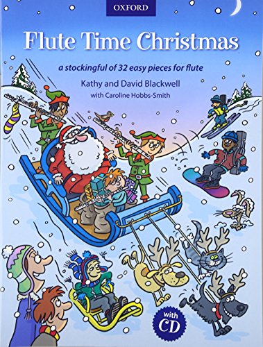 Book Flute Time Christmas + CD: A stockingful of 32 easy pieces free