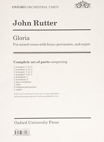 Book Gloria: Set of parts (brass and organ) free
