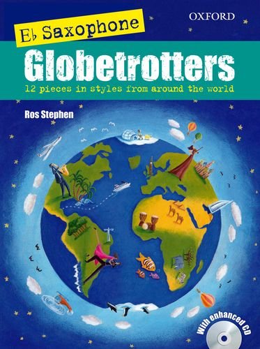 Book Saxophone Globetrotters, E flat edition + CD (Globetrotters for wind) free