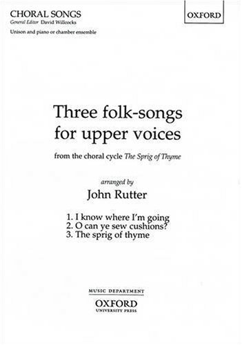 Book Three Folk-songs For Upper Voices From The Sprig Of Thyme: Vocal Score free