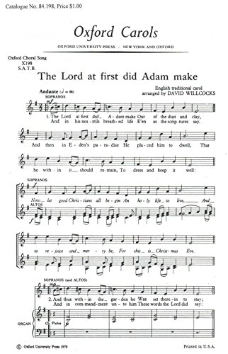 Book The Lord At First Did Adam Make free