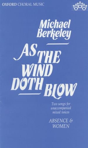 Book As The Wind Doth Blow: Vocal Score free