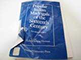 Book Popular Italian Madrigals Of The Sixteenth Century For Mixed Voices free
