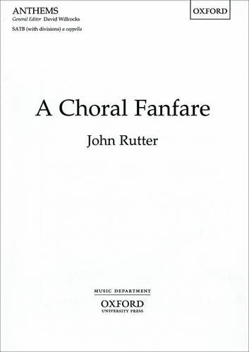 Book A Choral Fanfare (Oxford anthems) free