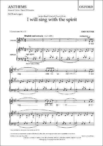 Book I WILL SING WITH THE SPIRIT CHANT free