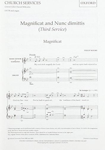 Book Magnificat And Nunc Dimittis (third Service) free