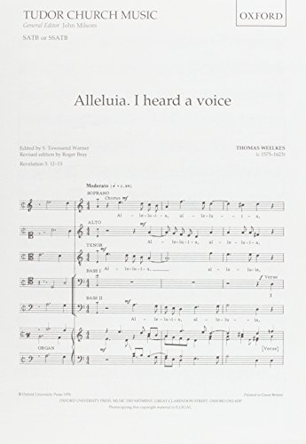 Book Alleluia, I Heard A Voice (tudor Church Music) free