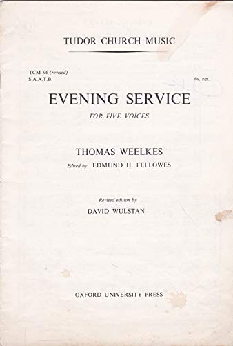 Book Evening Service for 5 Voices (Magnificat and Nunc Dimittis) (Tudor Church Music) free