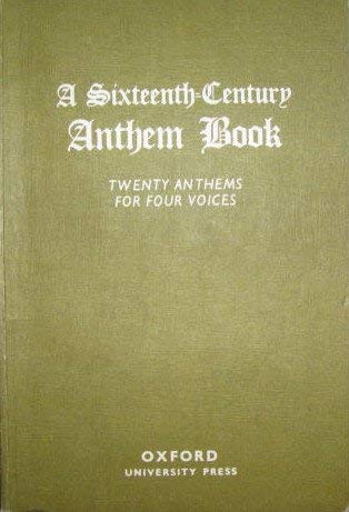 Book Sixteenth Century Anthem Book free