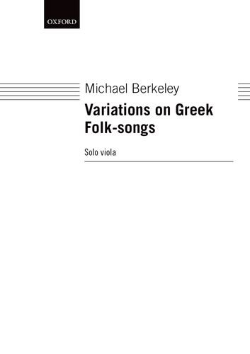 Book Variations On Greek Folk-songs free