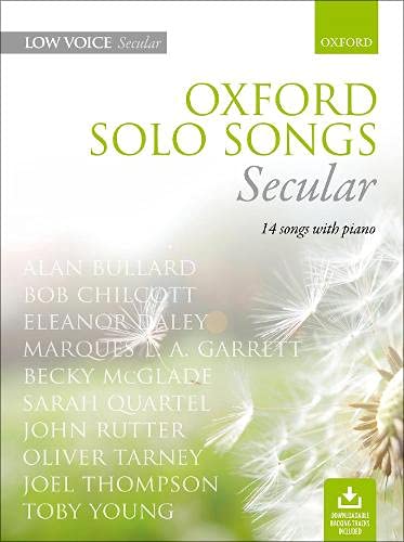 Book Oxford Solo Songs Secular Low Voice free