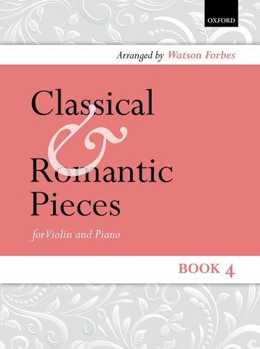 Book Classical and Romantic Pieces for Violin Book 4: Piano score and violin part free