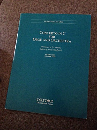 Book Concerto In C For Oboe And Piano (oxford Music, Piano Score With Oboe Part) free