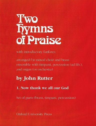 Book Now Thank We All Our God: Set Of Parts (brass Version) free