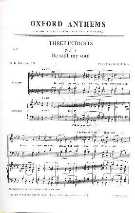Book Be Still, My Soul: Vocal Score (no. 3) free