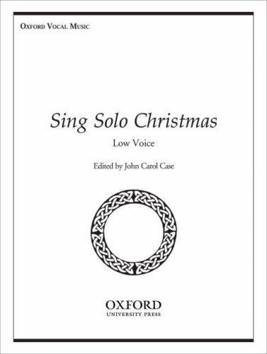 Book Sing Solo Christmas: Low Voice free