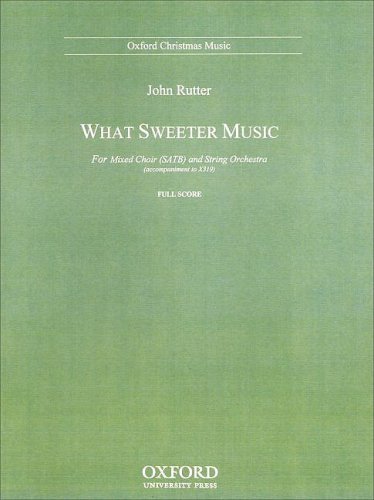 Book What Sweeter Music: Full Score free
