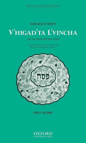 Book V'higad'ta L'vincha (and You Shall Tell Your Child): Full Score (satb) free