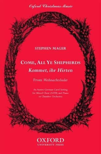 Book Come, All Ye Shepherds (kommet, Ihr Hirten): Satb Vocal Score free